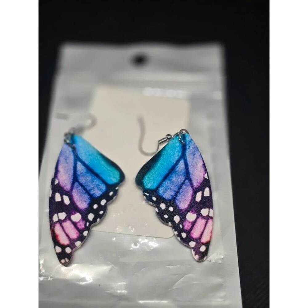 Multi colored earrings - Picture 1 of 1